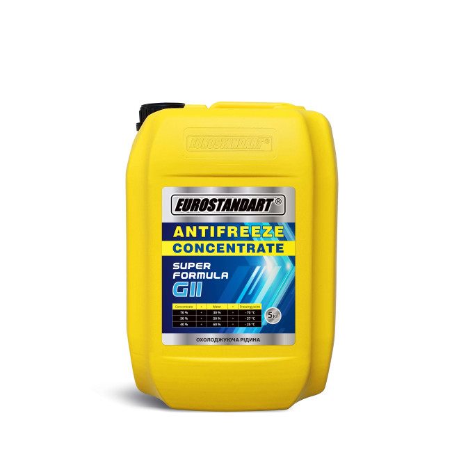 Охолоджувальна рідина EUROSTANDART ANTIFREEZE SUPER FORMULA G11 CONCENTRATE